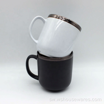 Mtindo mpya wa Nordic White Porcelain 12oz Mug